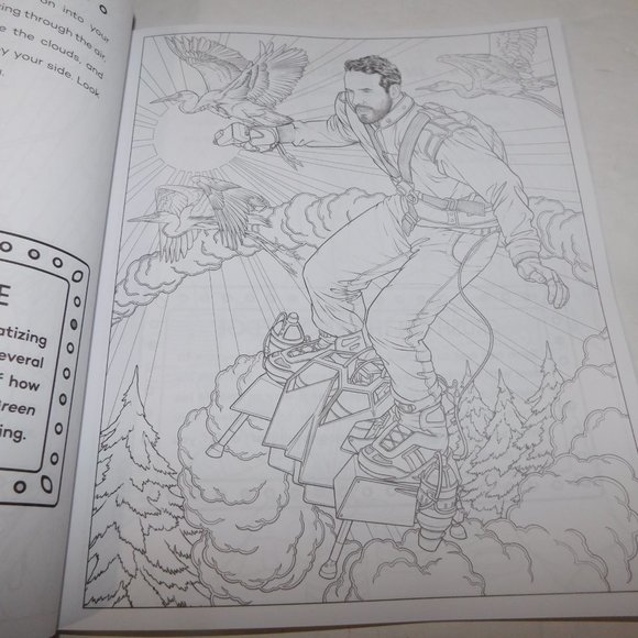 Crush + Color RYAN REYNOLDS Adult Coloring Book - NEW - Picture 7 of 8